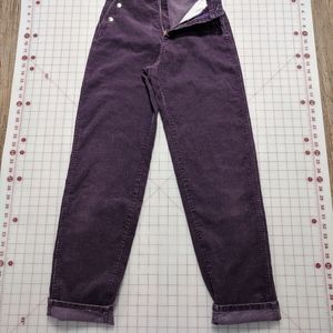 Amazing Deep Purple Corduroy pants 80's vintage